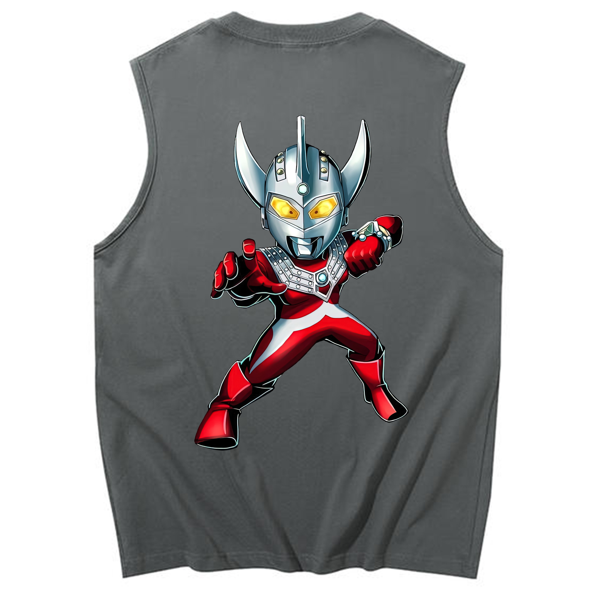（画像用） ウルトラマン Ultraman コットン100％タンクトップ（背面プリント）